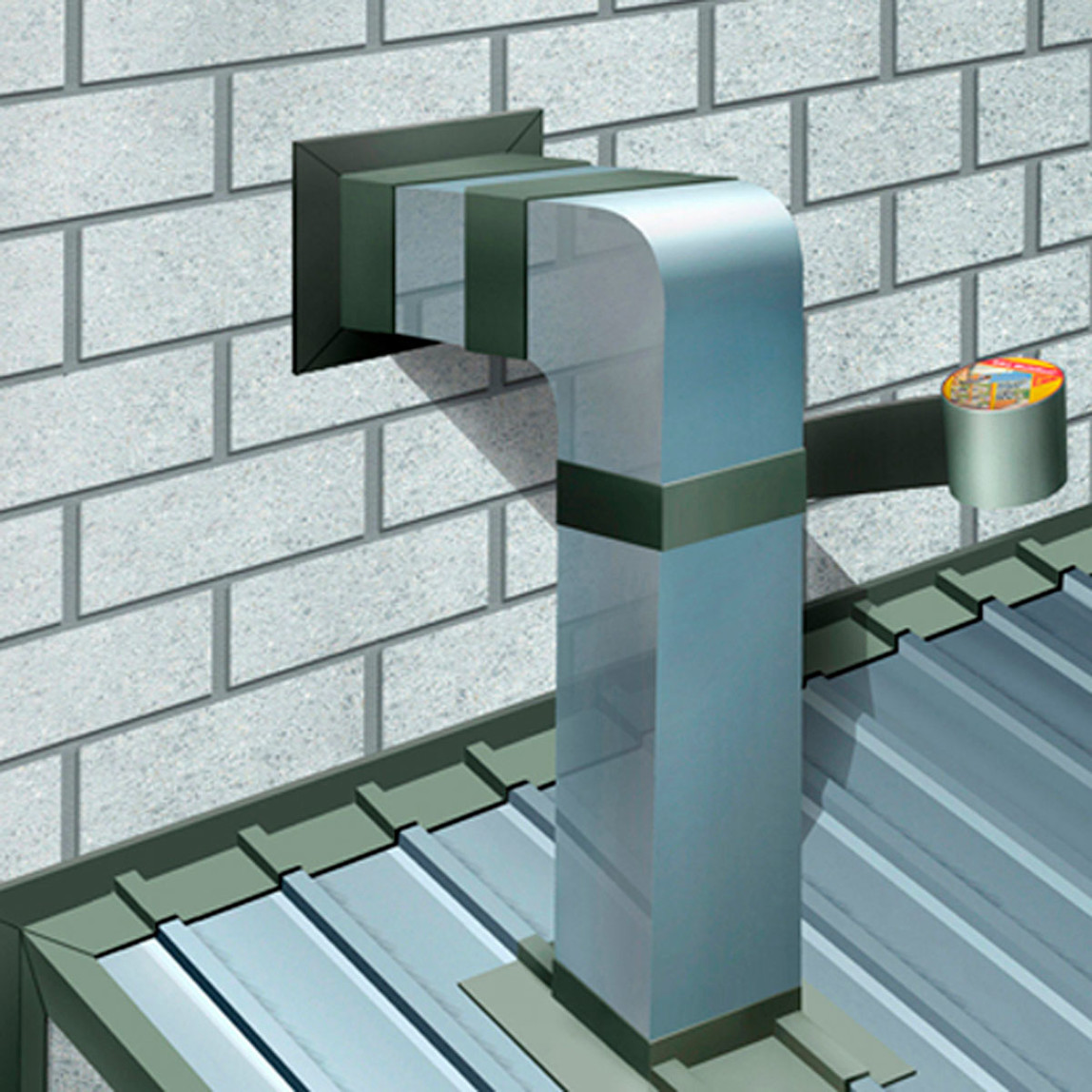    Sikasil Multiseal T 100mmx10m Bitüm Esaslı Yalıtım Bandı Alüminyum Rulo  