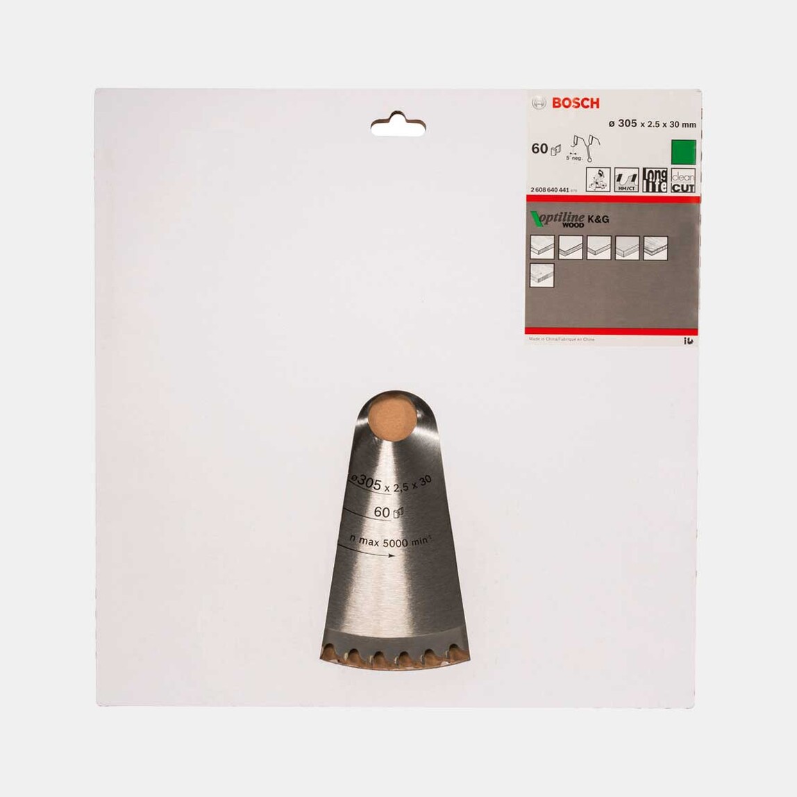    Bosch Optiline Daire Testere Bıçağı  305x30 mm  60 Diş  