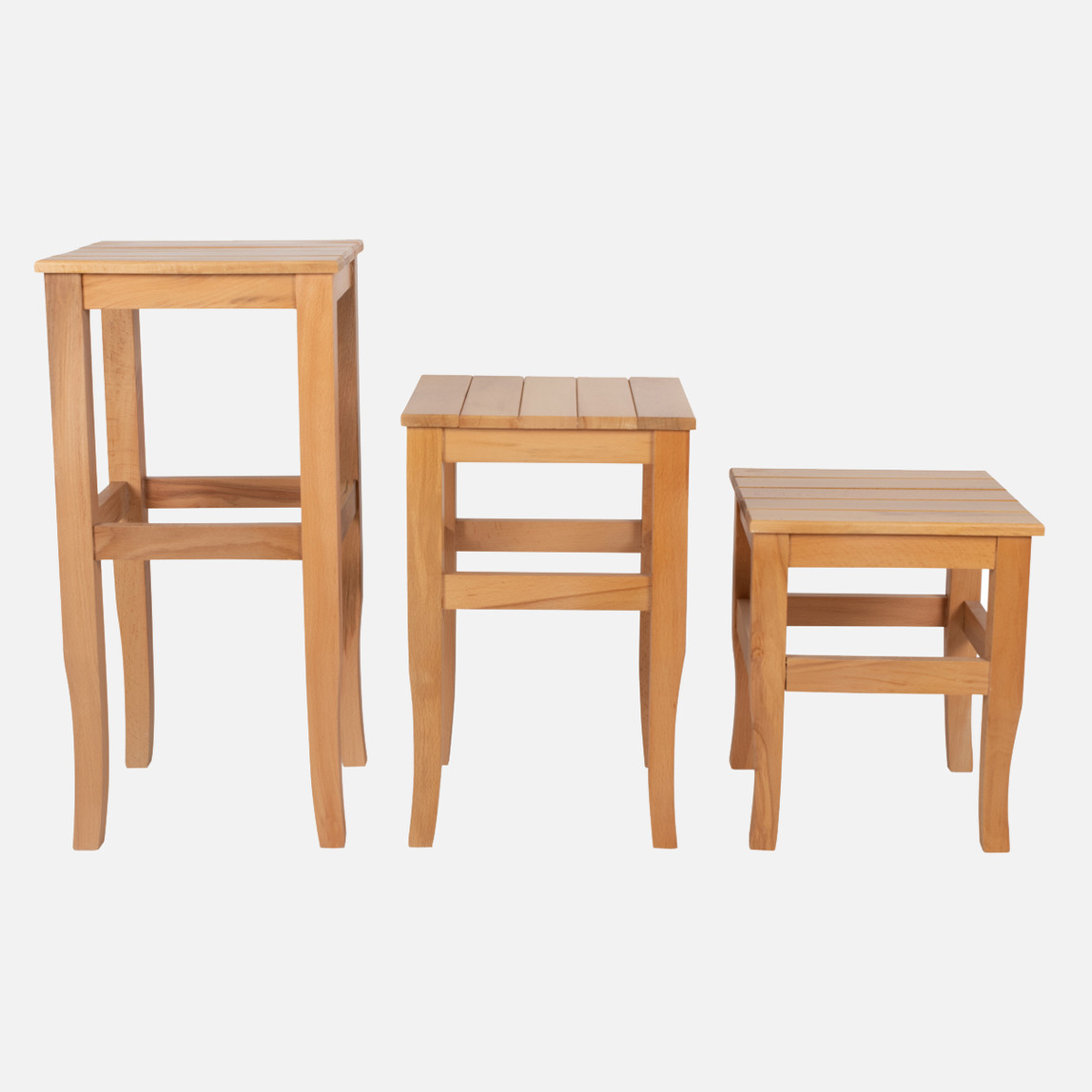    Ahşap Tabure 35 cm Naturel 