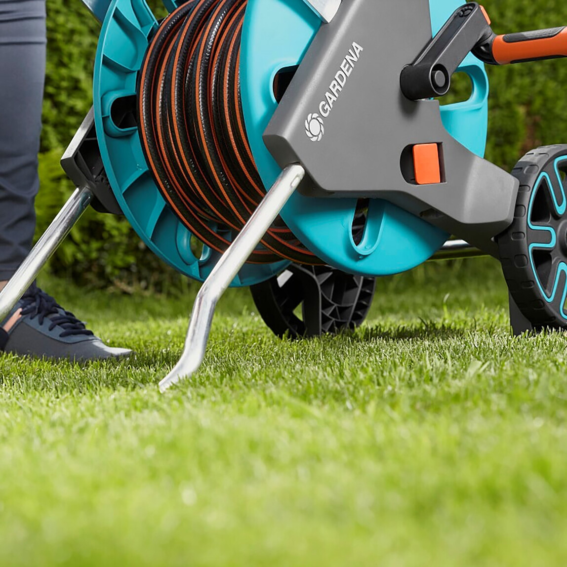    Gardena 18517-20 Hortum Arabası Seti Aquaroll M  