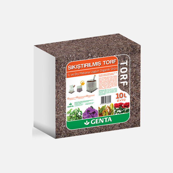 Genta Cocopeat Sıkıştırılmış Torf 10 lt 