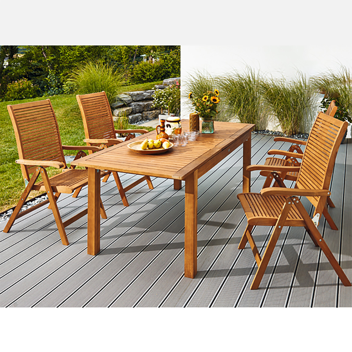    Sunfun Pozisyonlu Ahşap Sandalye  