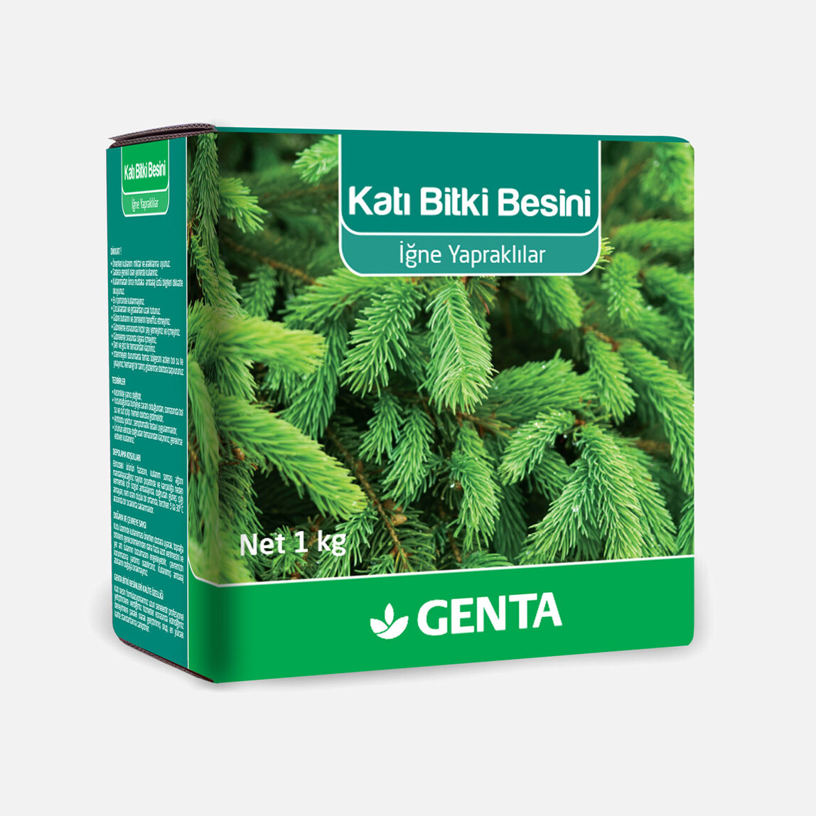    Genta İğne Yapraklı Bitkiler İçin Katı Gübre-1 kg  