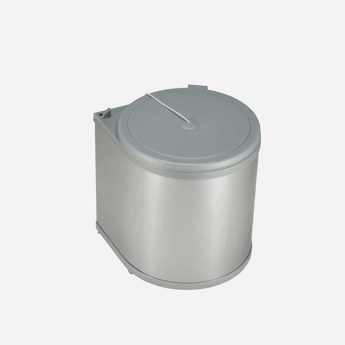    Pelikan Silindirik Paslanmaz İpli Kapaklı Çöp Kutusu 11 L 