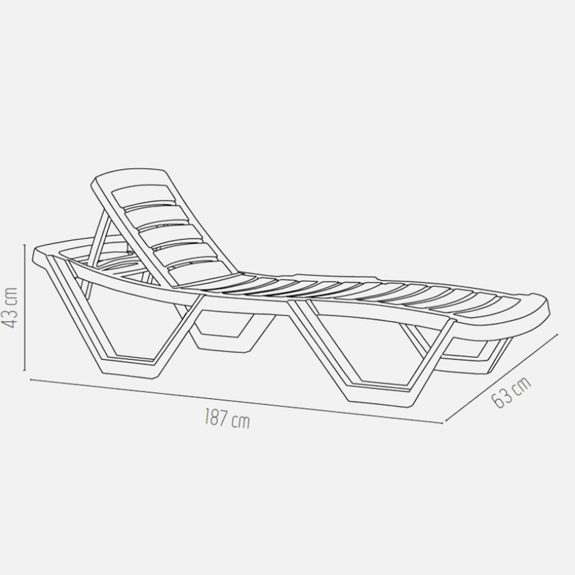    Holiday Capissi Şezlong   