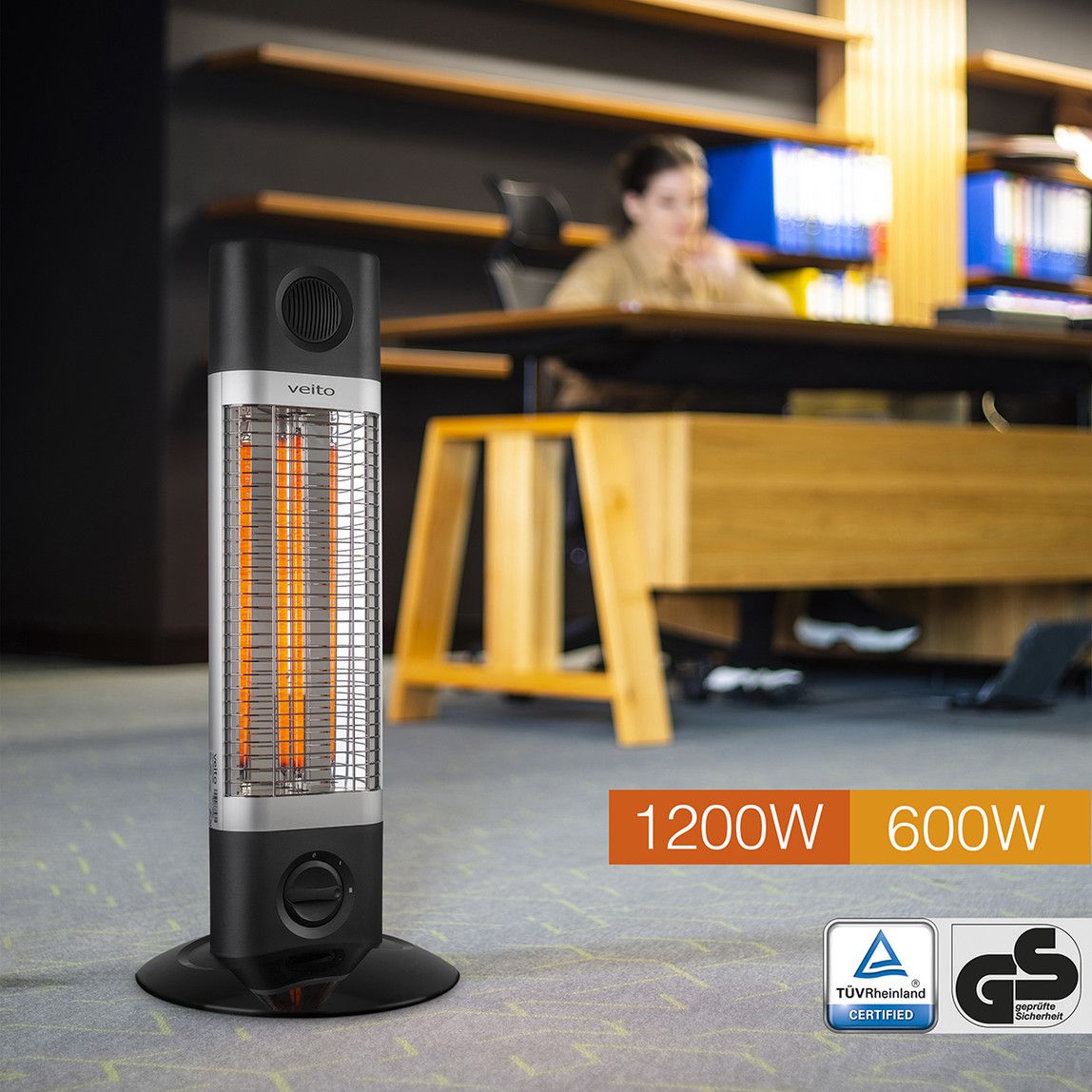    Veito Infrared CH1200LT 1200W Taşınabilir Isıtıcı 