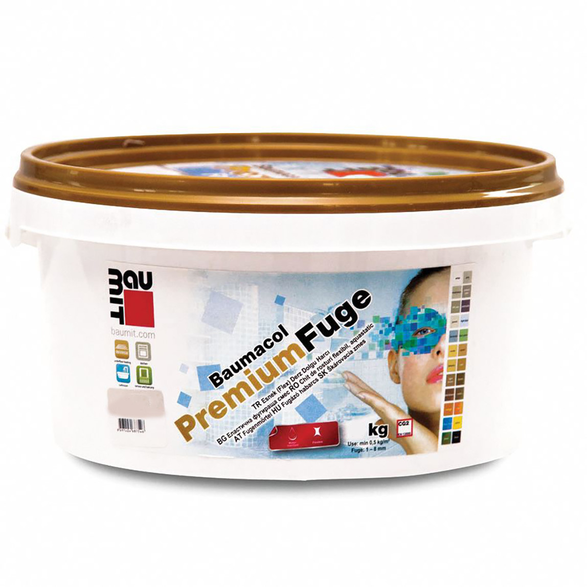    Baumit Baumacol Premium Fuge CG2 WA Flex Antrasit 5kg  