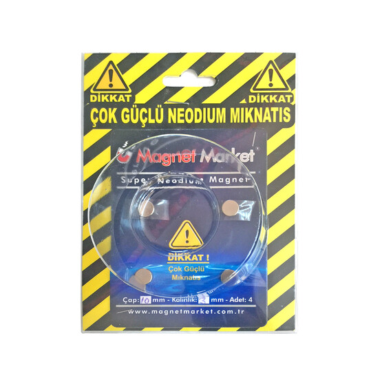 Magnet 4' lü Mıknatıs  