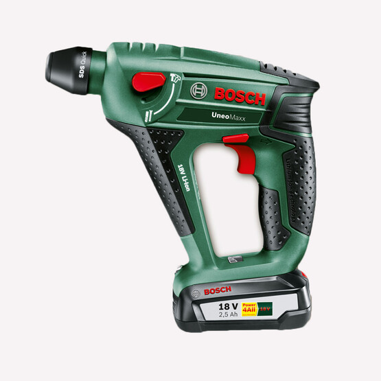 Bosch UneoMaxx 18V SDS Çift Akülü Pnömatik Kırıcı Delici Matkap 