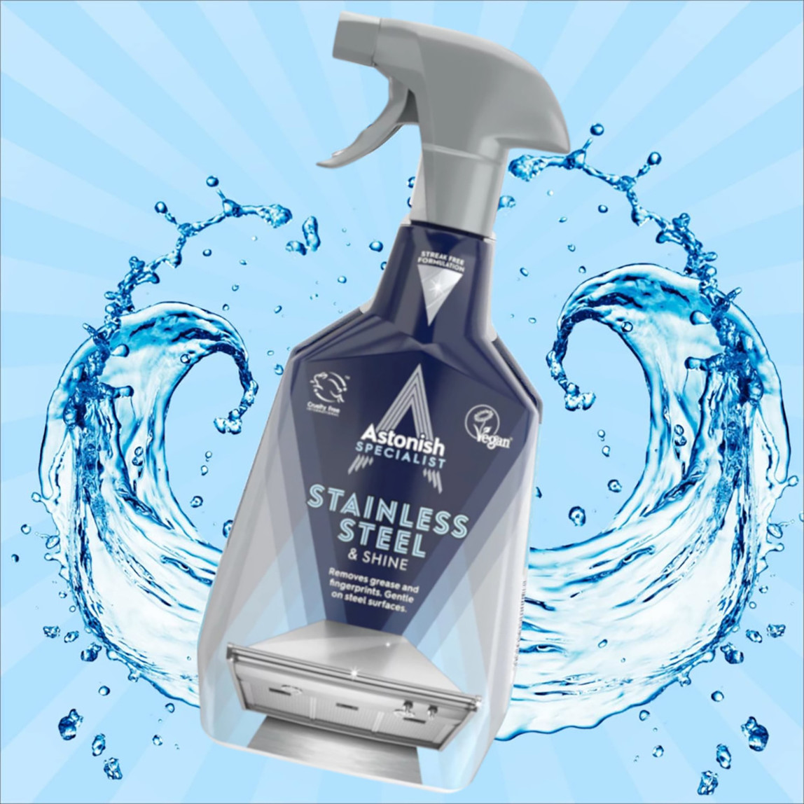    Astonish Paslanmaz Çelik Temizleyici 0,75 lt   