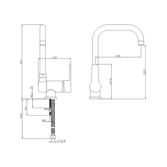 Penta Cam Önü Eviye Bataryası 