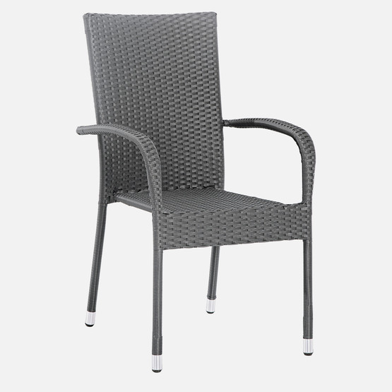 Sunfun Steel Neila Rattan Sandalye 