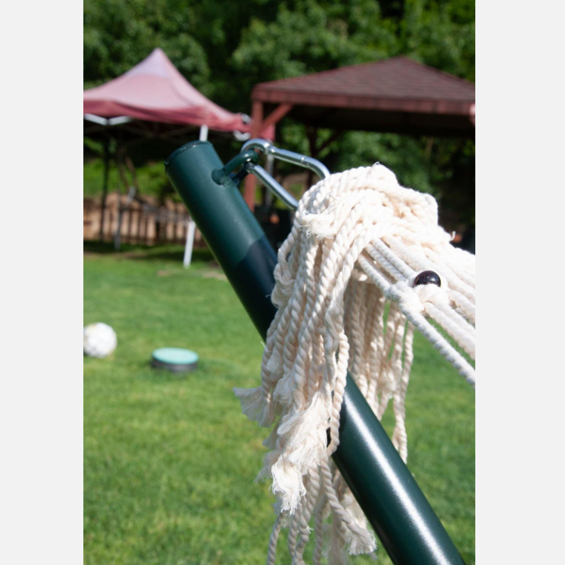    Metal Ayaklı Örgülü Hamak  