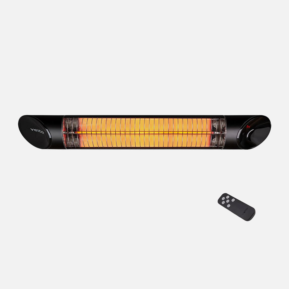    Veito Infrared 2500W Blade S Duvar Tipi Isıtıcı Siyah  