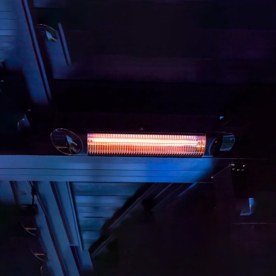 Veito Infrared 2500W Blade S Duvar Tipi Isıtıcı Siyah 