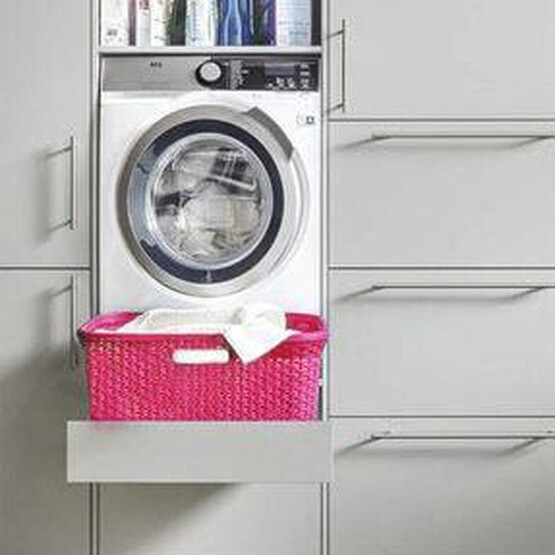 Saban Hasır Görünümlü Çamaşır Selesi 35lt Pembe 