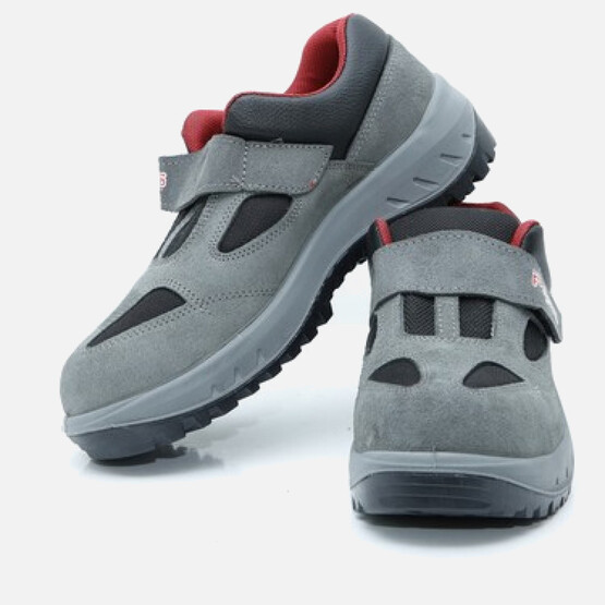 İş Ayakkabısı-Süet-Cırtlı No:42-S1 Çelik Burun  