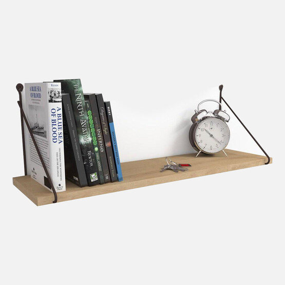 Endpa Armoni Dikdörtgen Salon Dekoratif Raf Seti Sarı 