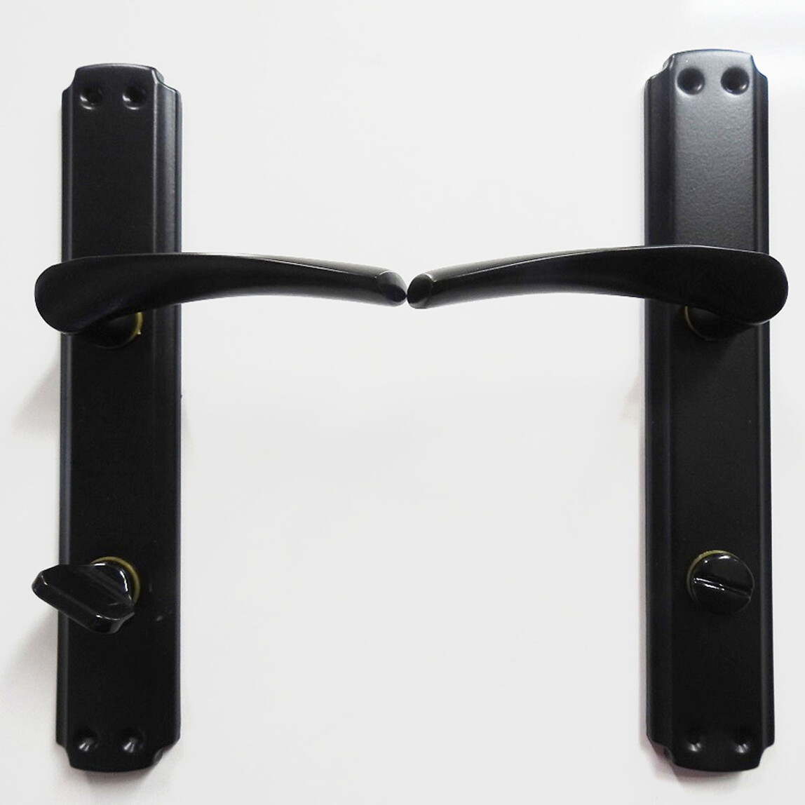    Portaferm Neon WC Kapı Kolu Siyah Sağ  