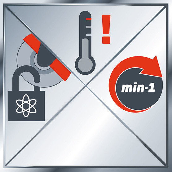 Einhell TE-AG 18/115 mm Solo Özel Flanş Kilitlemeli Avuç Taşlama Makinesi (Akü ve Şarj cihazı Dahil Değildir.)