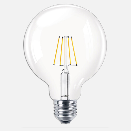 Ecolite Filament G95 6.5 W Sarı Klasik E27 Duy Led Ampul  