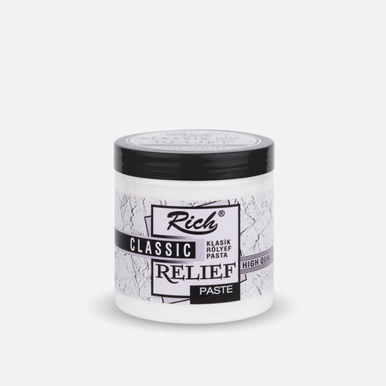 Rich Rölyef Pasta  270 Gr Beyaz  