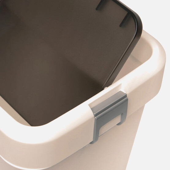Motek Comfort Dustin Çöp Kovası 18 lt Bej 