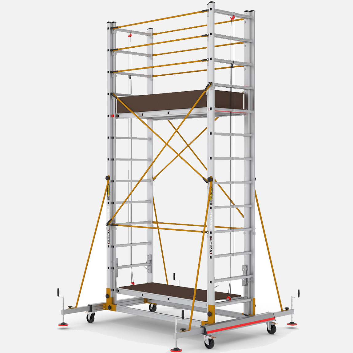    Çağsan Telesafe S007XLN 13 Basamaklı İskele 