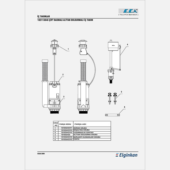Rezervuar İç Takımı  