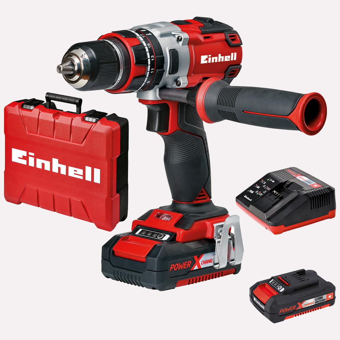    Einhell TE-CD 18 Li-i BL 18V 2 Ah Li-ion Kömürsüz Akülü Darbeli Matkap 