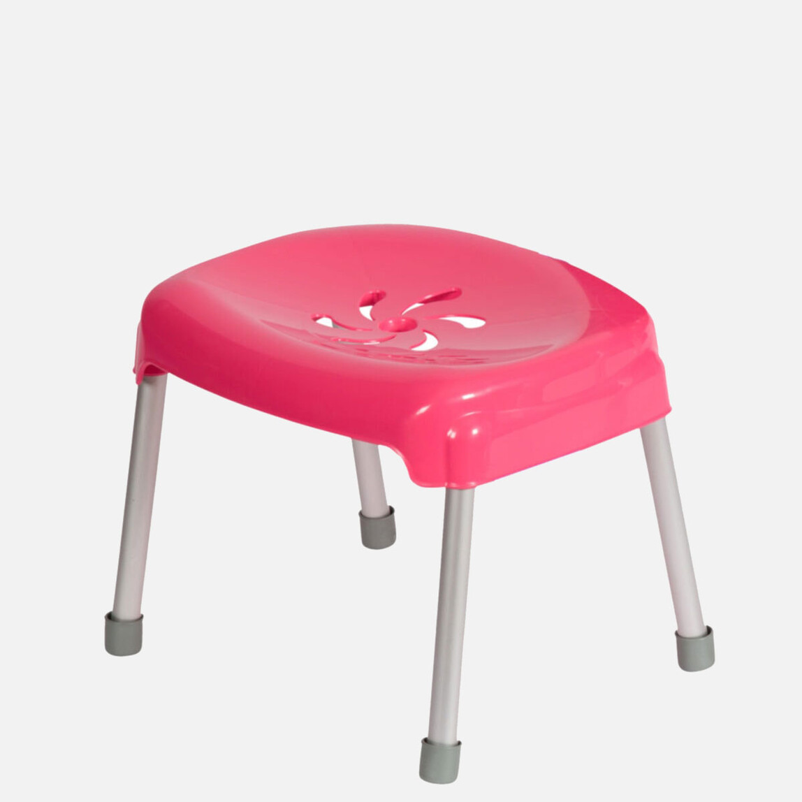    Saban Metal Ayaklı Kısa Tabure Fuşya  