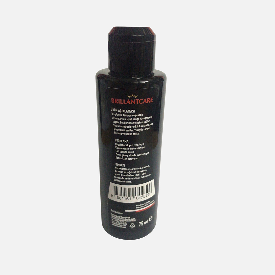    Brillantcare Tampon Boyası-Siyah 75ml 