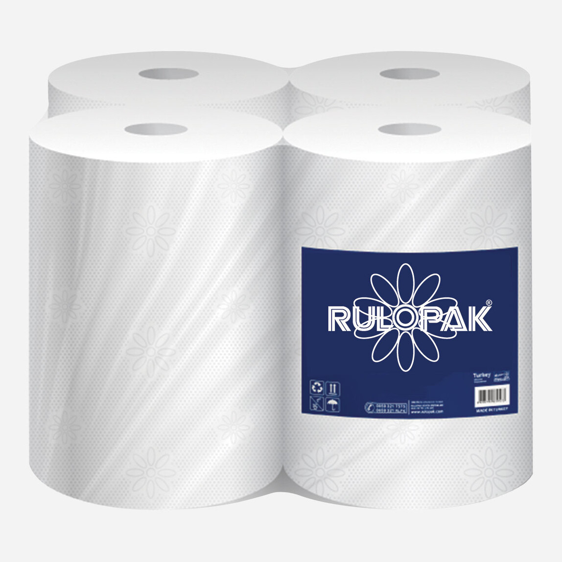    Rulopak Fotoselli Havlu 4'lü 21cm 150 m  