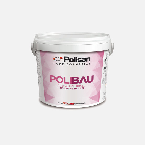 Polisan 2,5 lt Polibau Silikonlu Dış Cephe Beyaz