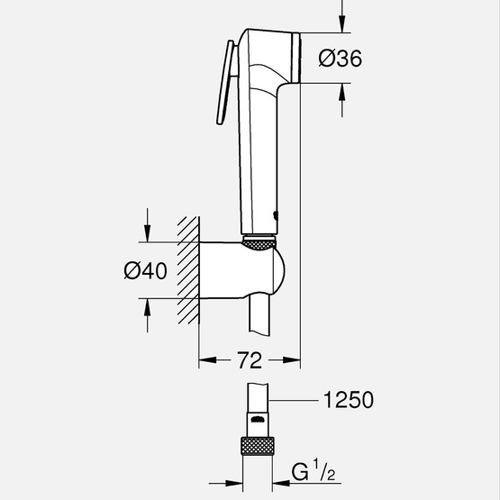 Grohe Vitalio Trigger Spray Seti 