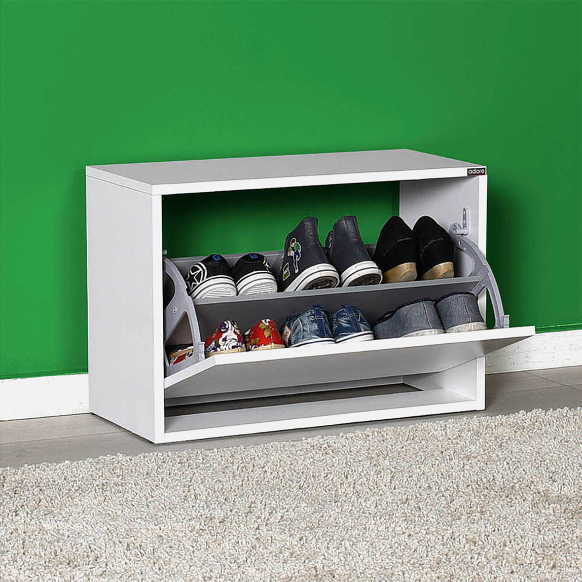    Adore Step Kapaklı Oturaklı Ayakkabılık  