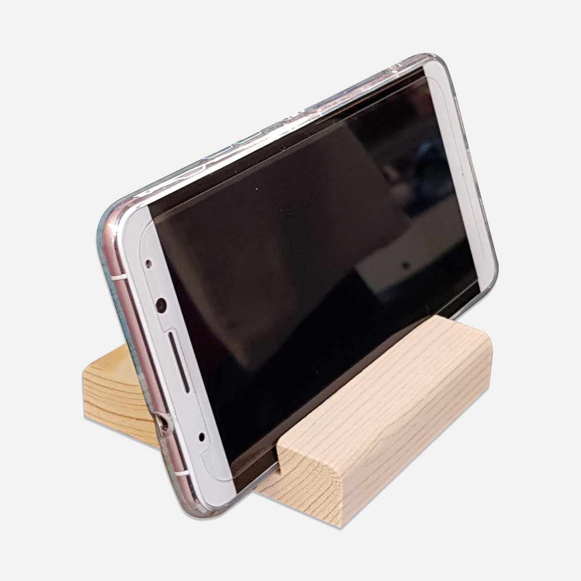    Gojo Ahşap Telefon Standı  