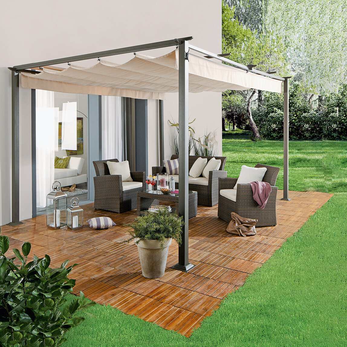    Sunfun Gazebo Çardak Bej   