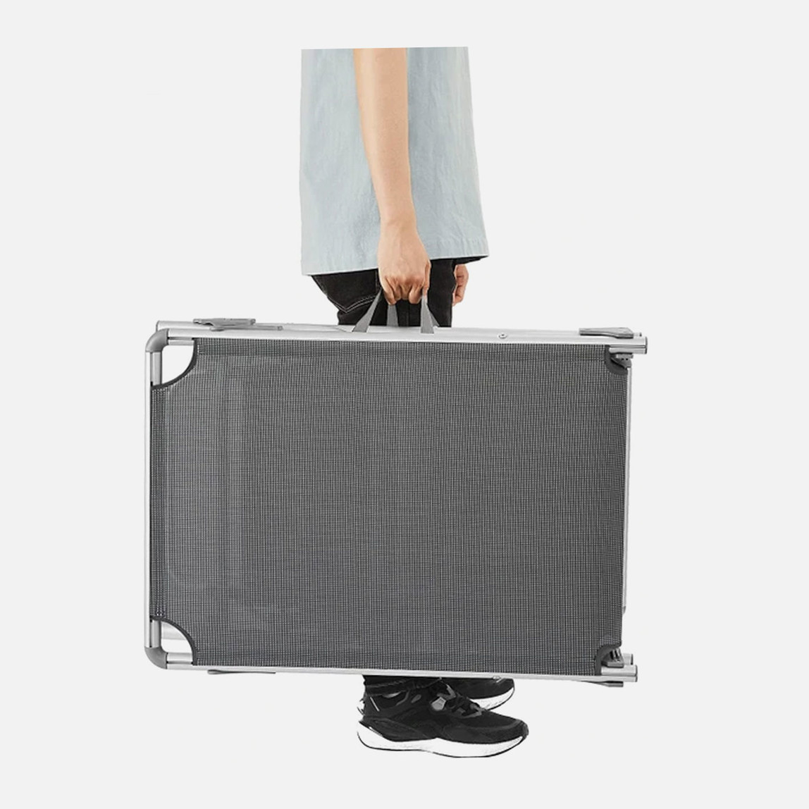    Sunfun Metal Katlanabilir Şezlong Gri  