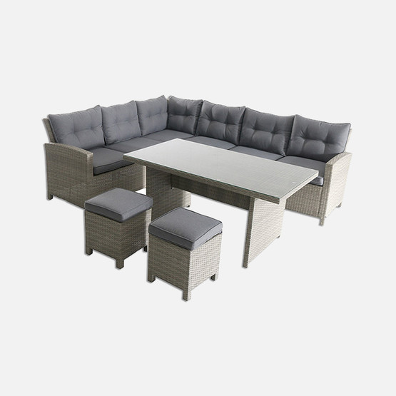 Sunfun Silvana Rattan Köşe Oturma Grubu 