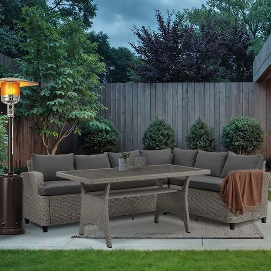 Sunfun Güde Rattan Köşe Oturma Grubu 