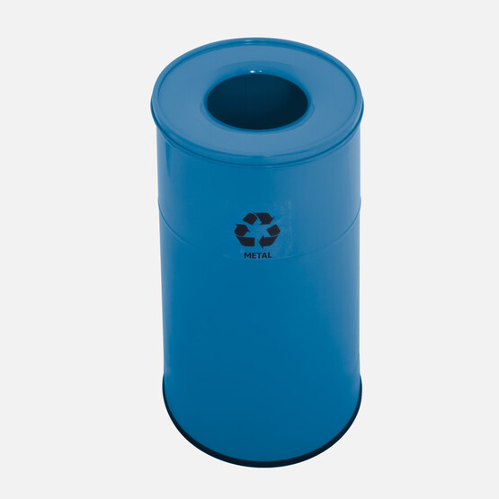 Efor Metal Geri Dönüşüm Çöp Kovası (Mavi)