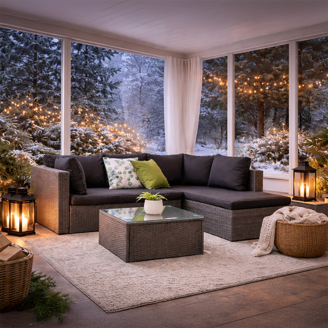    Sunfun Rattan Köşe Oturma Grubu  