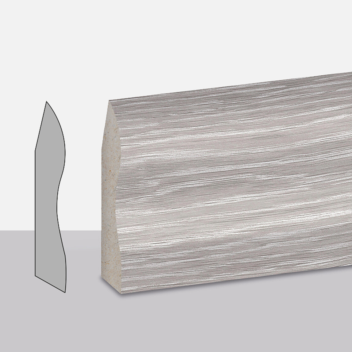    Yıldız Entegre Santorini Süpürgelik 6 cm 