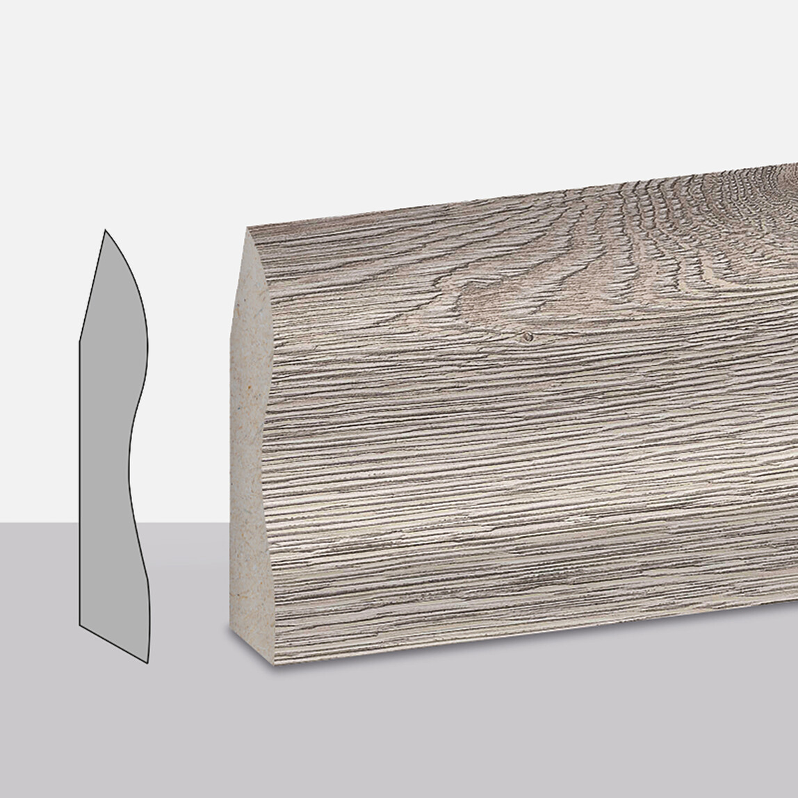    Yıldız Entegre Roma Süpürgelik 6 cm 