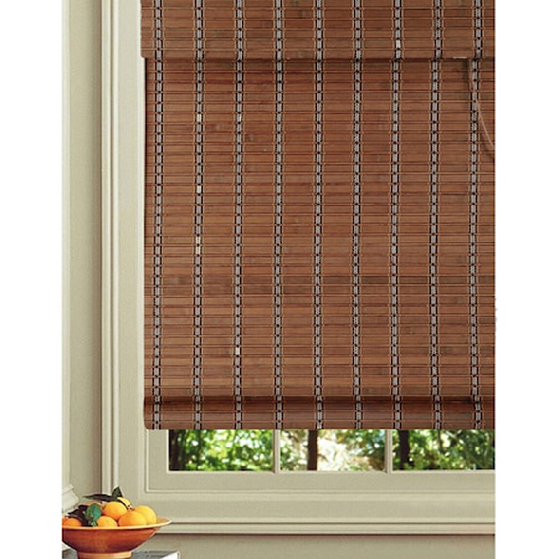    Linadora Kapadokya Katlamalı Ahşap Stor Koyu Kahve 140 x 160 cm 