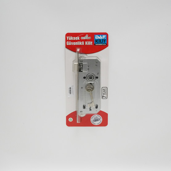 Portaferm Neon Rozetli Yale Kapıkolu Sol Alüminyum Saten 