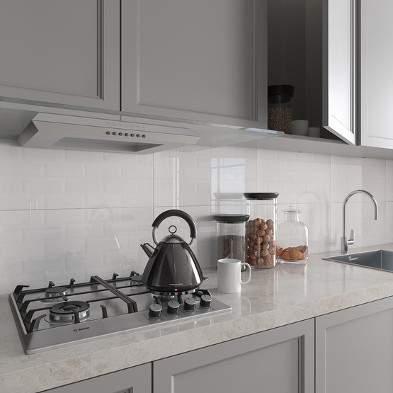 Bien Olivia Rektifiyeli Karo Beyaz 30 x 60 cm 1,44 cm