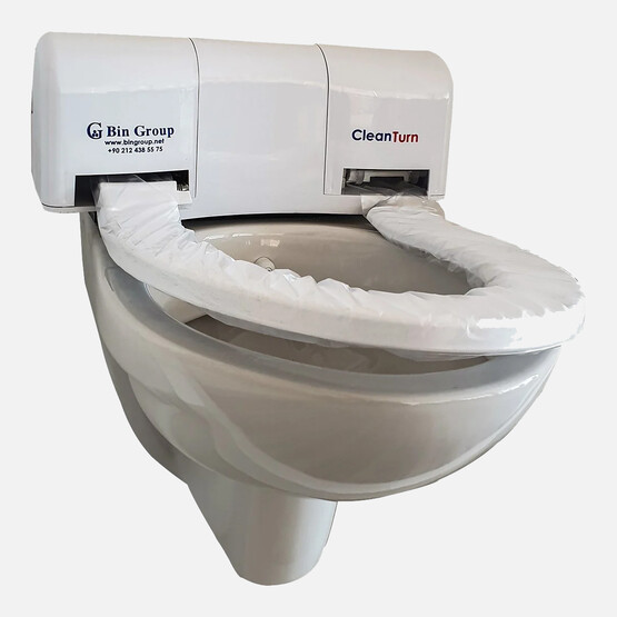 BNG Sensörlü Beyaz Dokunmatik Butonlu Adaptörlü Klozet Kapak