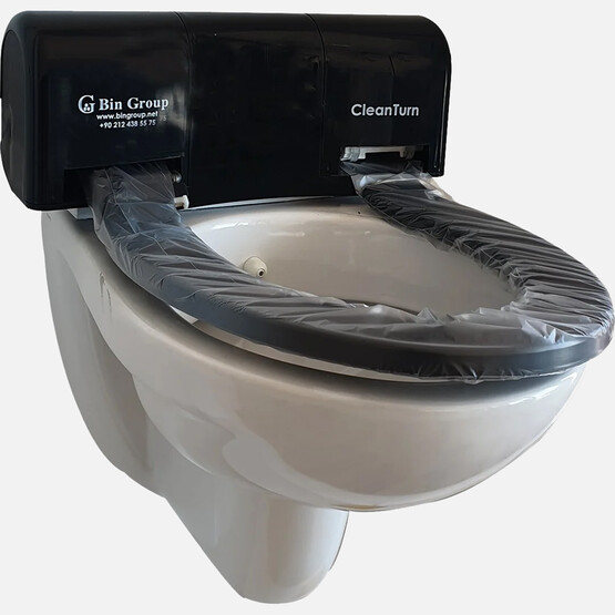 BNG Cleanturn Sensörlü Dokunmatik Butonlu Adaptörlü Siyah Klozet Kapak